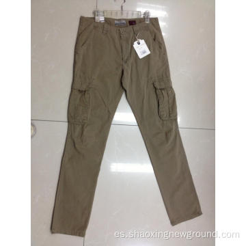 Pantalón casual de algodón de alta calidad para hombre